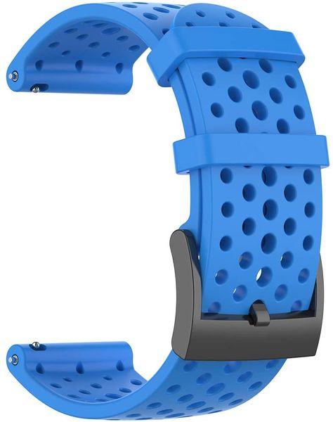Silicone Mesh Strap Compatible with Suunto 9-Blue