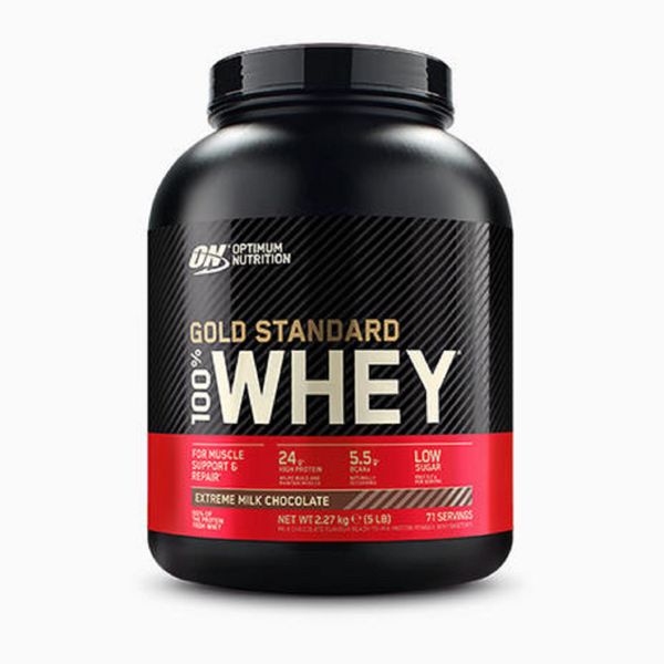 Optimum Nutrition Gold Standard 100% Whey (2268g) 71 Serving - Extreme Milk Chocolate