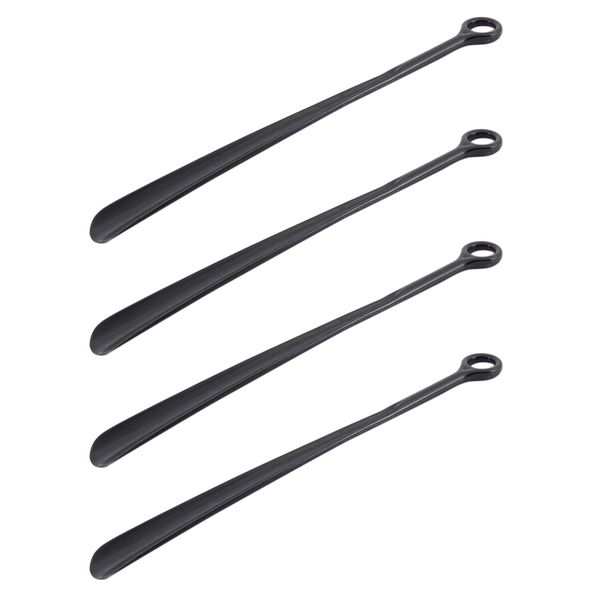 18 5Inch Plastic Extra Long Handle Shoe Horn Shoehorn 1X Black