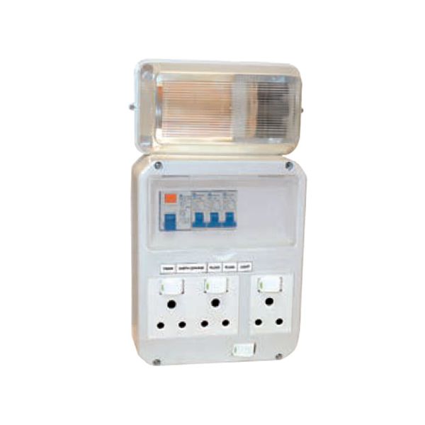 ACDC - Ready Board With Bulkhead Light C/W 40A EL + CBs