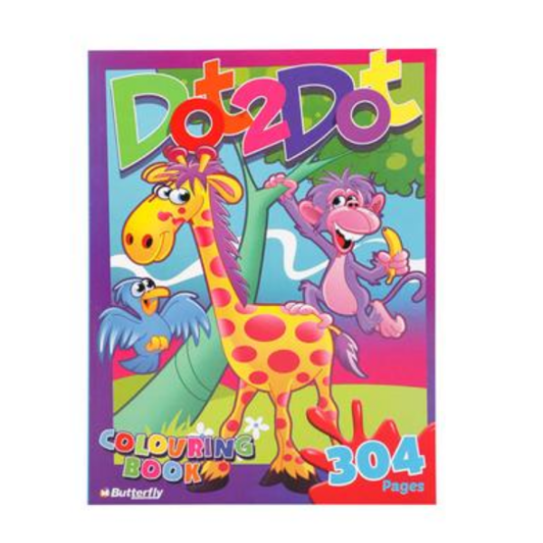 Butterfly - Dot 2 Dot Activity Colouring Book