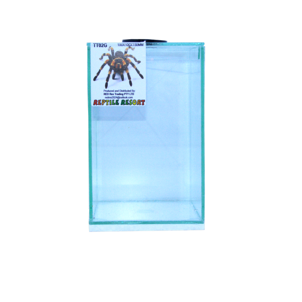 Reptile Resort TT02G Glass Spider Enclosure 100x100x150mm