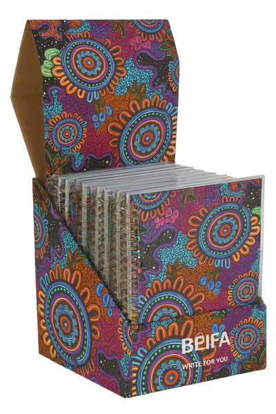 A5 Spiral Notebook - Assorted Pattern Cover - 160 Pages-24 Notebooks