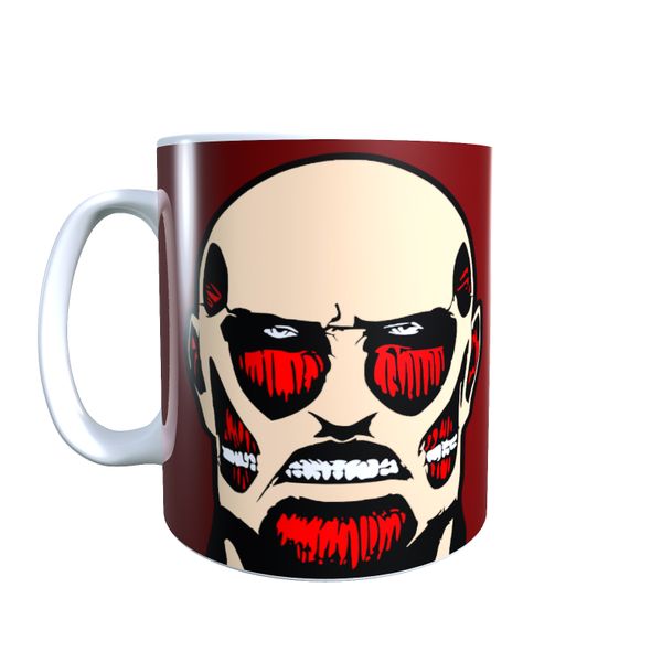 Colosal Titan Red - Attack on Titan Coffee Mug