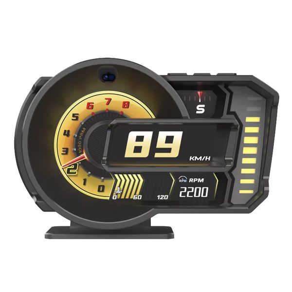 Upgraded HUD Display A590s (3.5" LCD) - OBD2+GPS, Acceleration/Brake Test