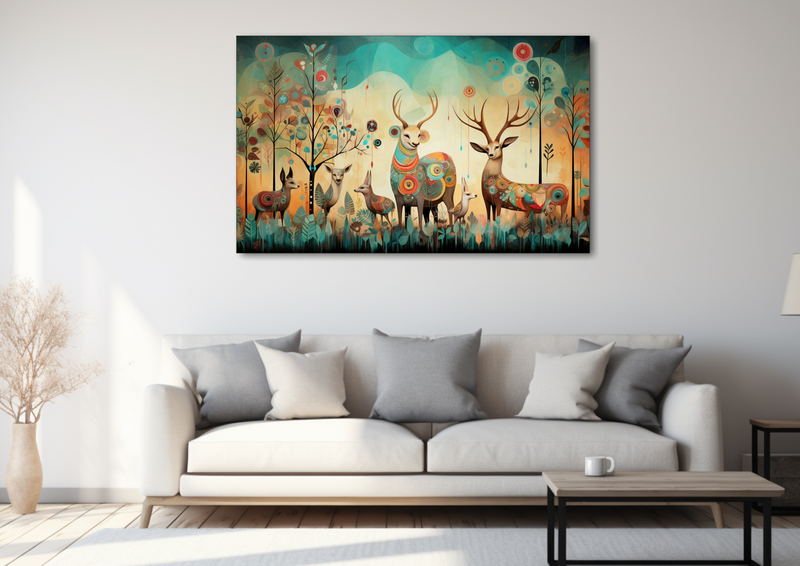 Canvas Wall Art - Wildlife Groove Animals - MT0021
