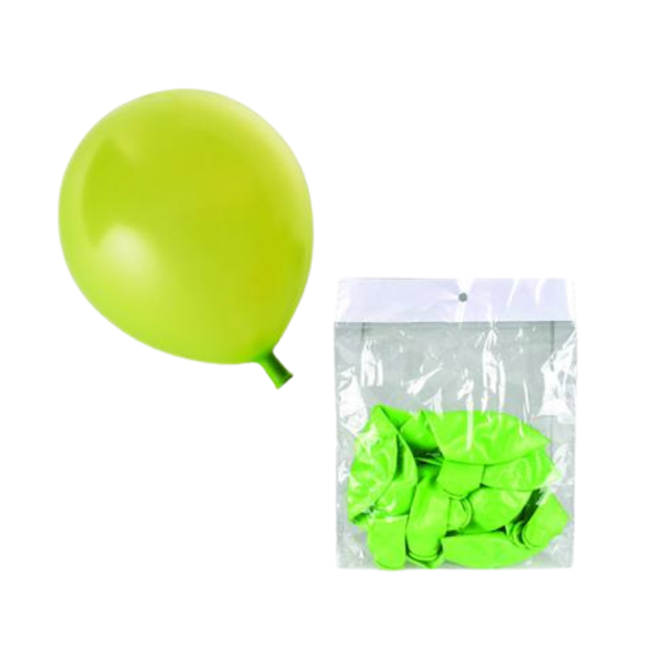Balloons Helium Metallic L/Grn F-01 - 50 Pieces