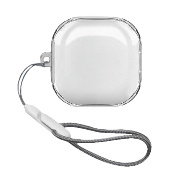 Clear Soft TPU Case with Lanyard Compatible with Samsung Galaxy Buds 2 Pro