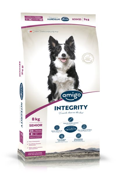 Amigo Pet Food - Integrity - Sensitive - Senior All Breeds 8Kg