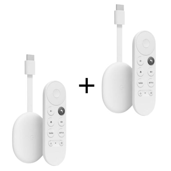 2 x Google Chromecast HD - Smart TV Bundle (Parallel Import)