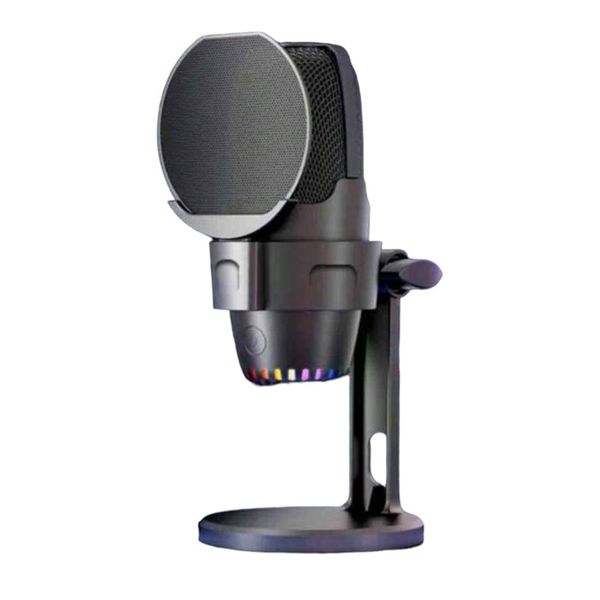RGB USB Professional Computer Portable Lighting Gaming Microphone