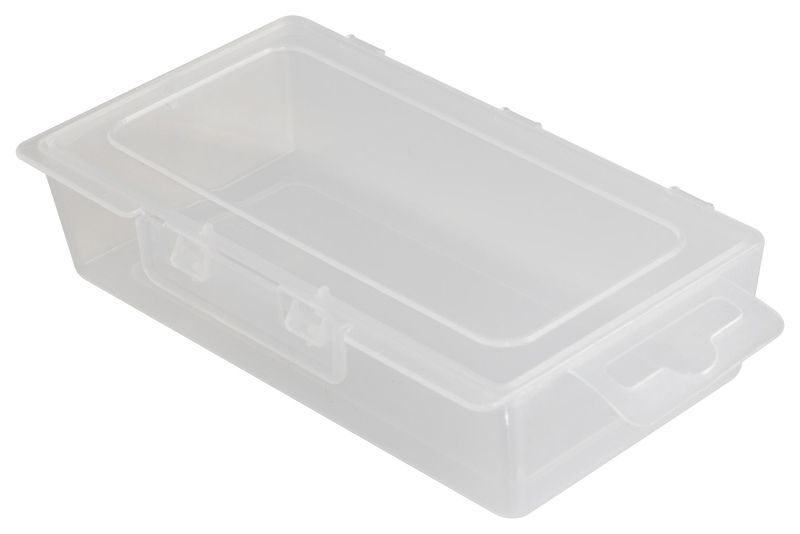 (D1) Storage Box, 1 Compartment, Transparent