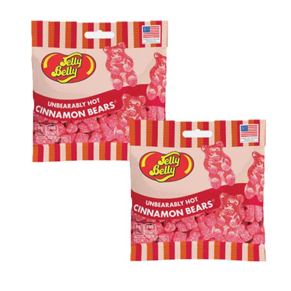 Jelly Belly Unbearably Hot Cinnamon Bears - 2 x 85g
