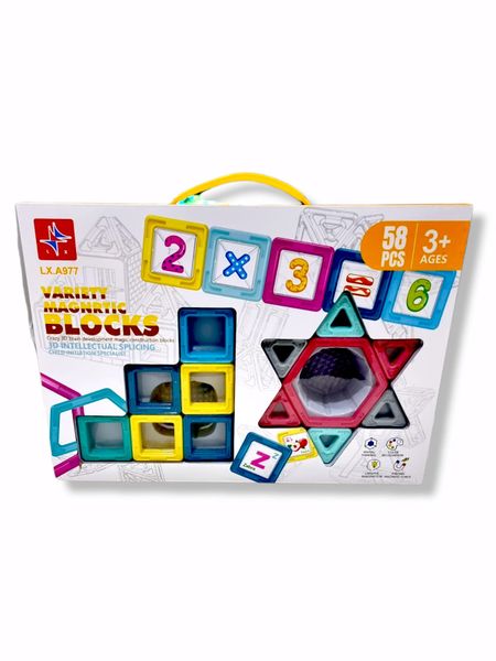 CSA Magnetic Building Blocks 58 Pieces