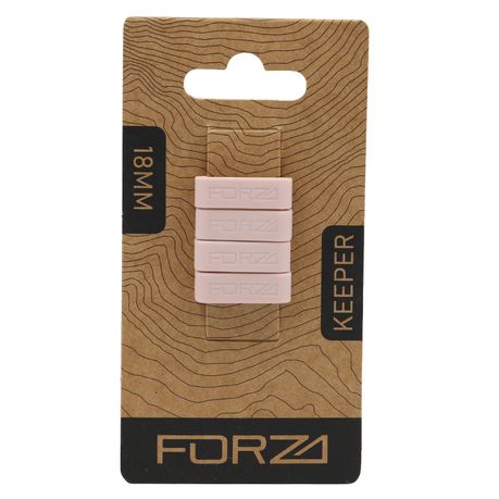 FORZA Universal 18mm Replacement Premium Silicone Loop Watch Keepers -4Pack Image