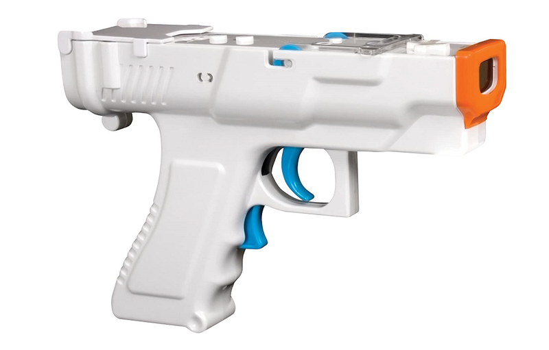 dreamGEAR SharpShot Dual Trigger Light Gun for Nintendo Wii
