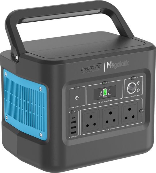 Enertec Megatank Portable power station 600W/448WH 20Ah LiFePO4 Inverter