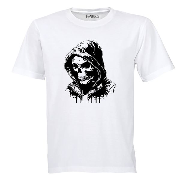 Hooded Skeleton - Adults - T-Shirt