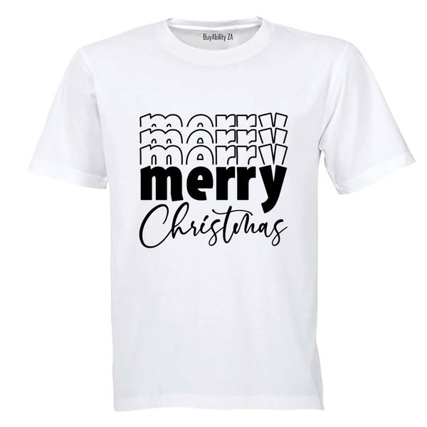 Multiple MERRY Christmas - Adults - T-Shirt
