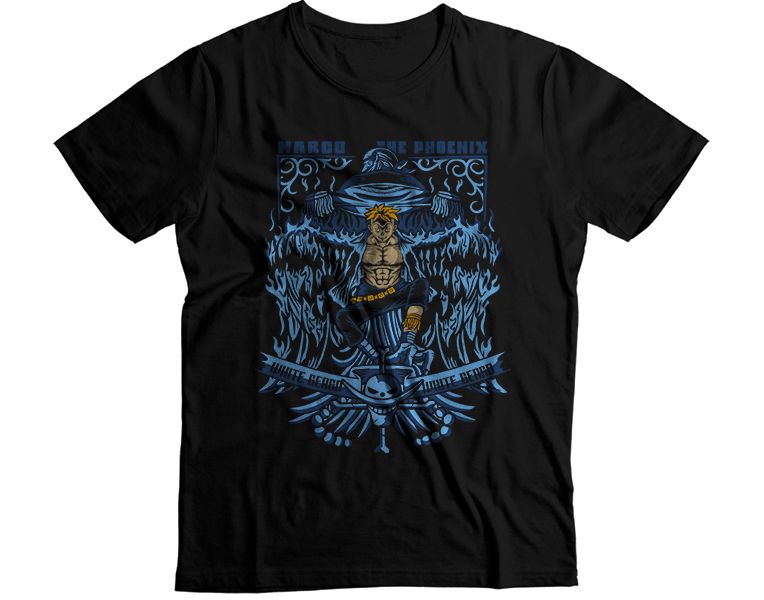 The Phoniex Blue Anime T-Shirt