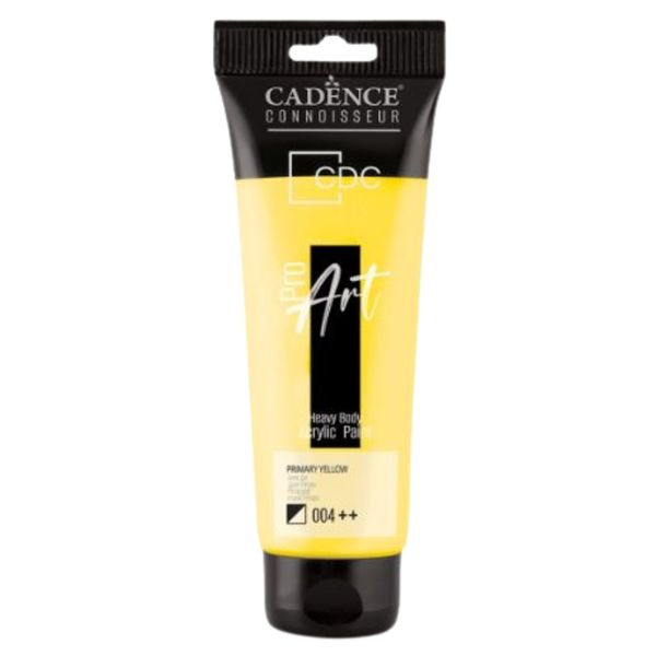Cadence Pro Heavy Body Acrylic 120ml Primary Yellow