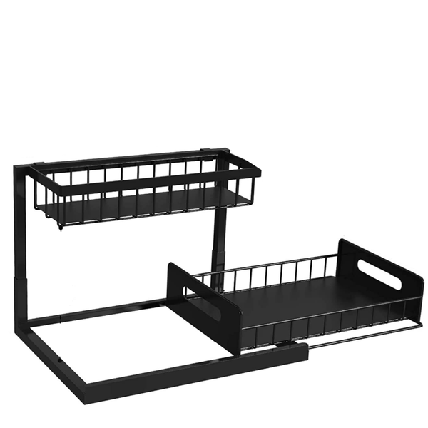 Under Sink Organizer,Bathroom Countertop &amp; Kitchen Organizer- Premium Metal