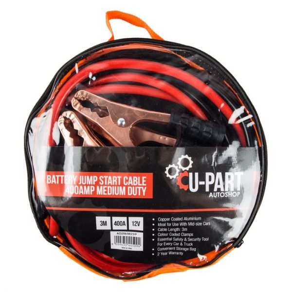 U-Part - Jumper Cable Med Duty 400Amp