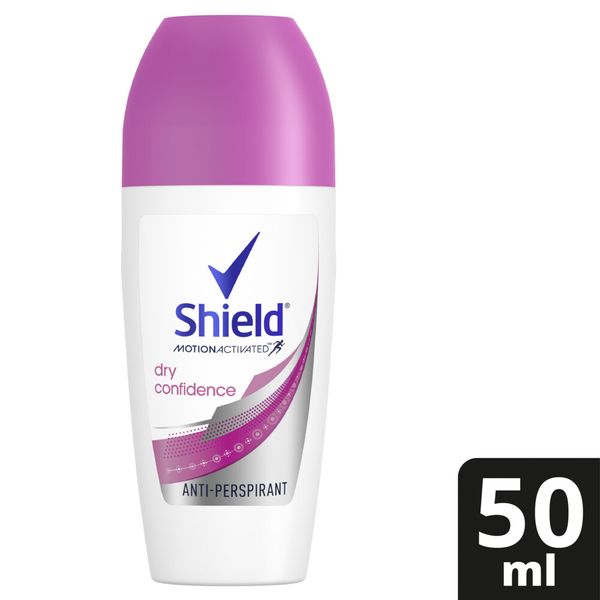 Shield Women Dry Confidence Antiperspirant Roll-On Deodorant 50ml
