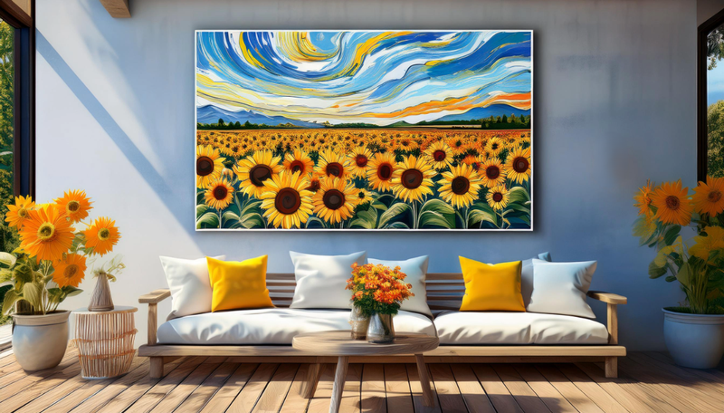 Sunflower Bright Blue image