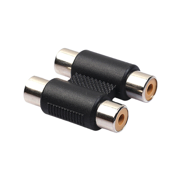 2 RCA Female to 2 RCA Female Adapter Pack of 4