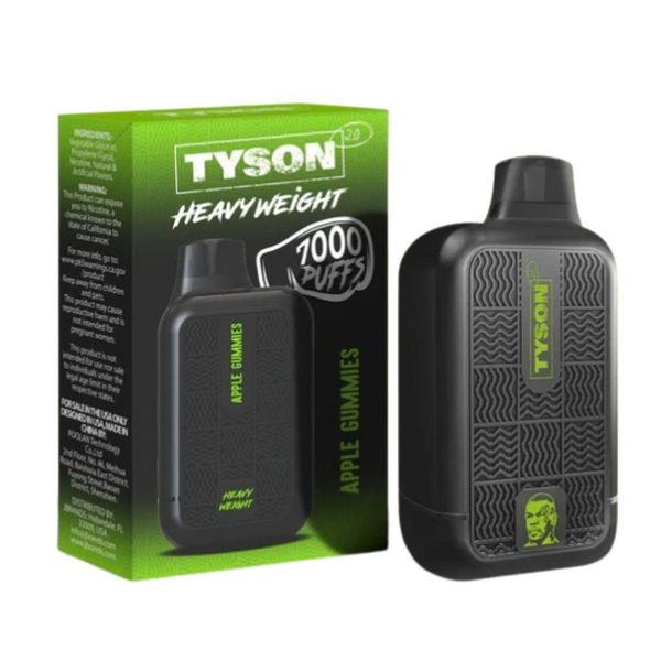 Tyson Vape - Apple Gummies - 5% Nicotine Salt