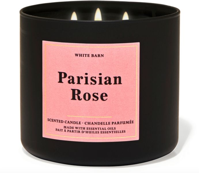 White Barn Parisian Rose 3-wick Scented Candle (Parallel Import)
