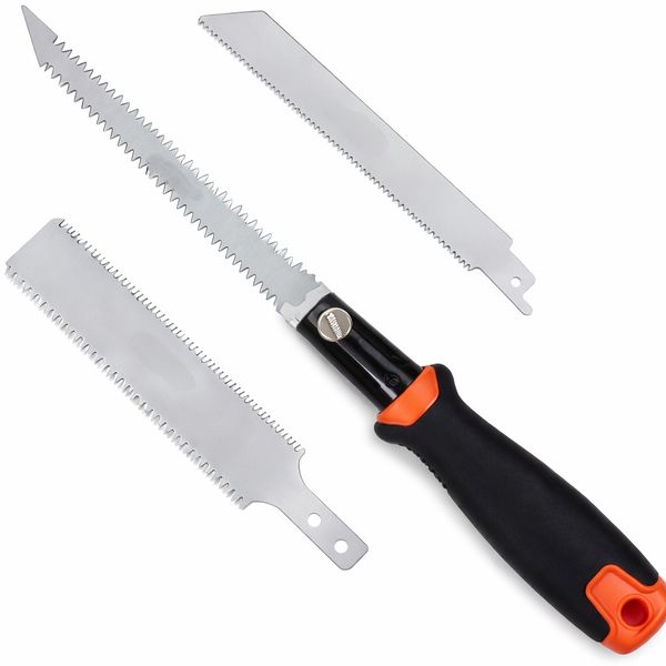 Heavy-Duty Manual Saw with 3 Interchangeable Blades | Precision Cutting