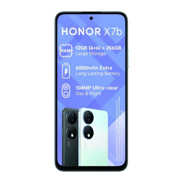 Honor X7B 256GB Dual SIM Silver - Certified Pre-Owned - Pristine Like New