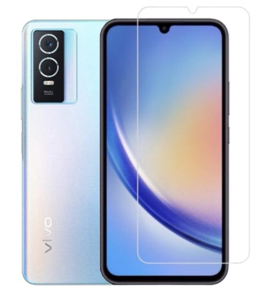 Screen Protector For Vivo Y76 or Y76s - Clear Glass Screen Protector