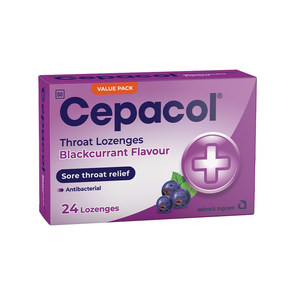 Cepacol Throat Lozenges Blackcurrant 24 EA