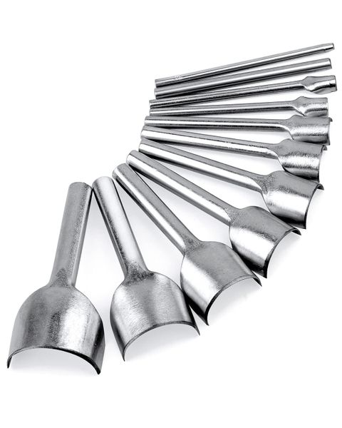 11 Sizes Half-Round Cutter Punch DIY Leather Belt Punch Tool