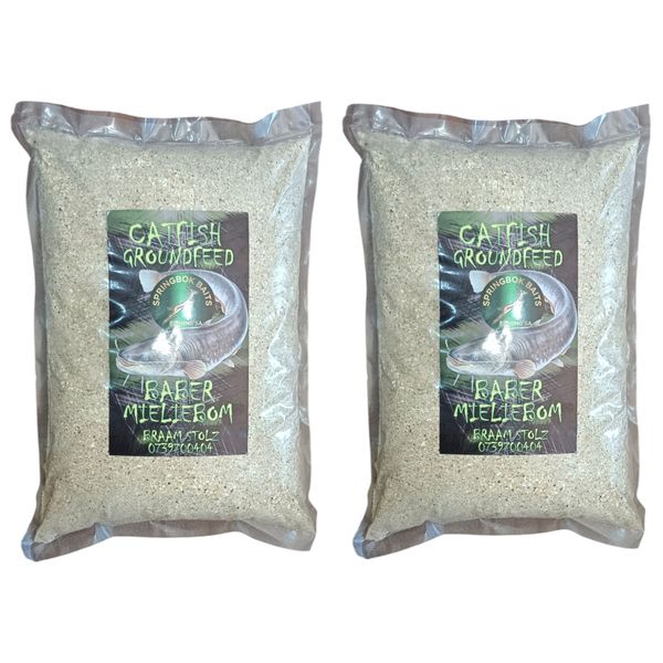 2 x 1.2kg Baber/Catfish Mieliebom Groundfeed Fishing