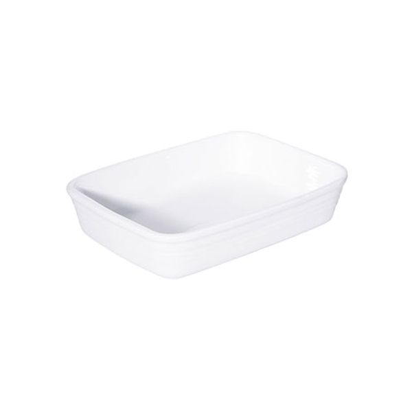 Fortis White Rectangular Baker 40cm 1 Piece
