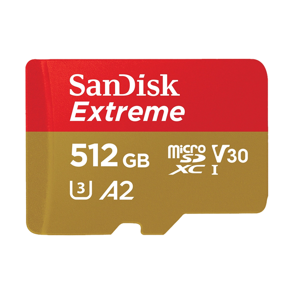 SanDisk Extreme microSDXC UHS-I SD Card 512GB
