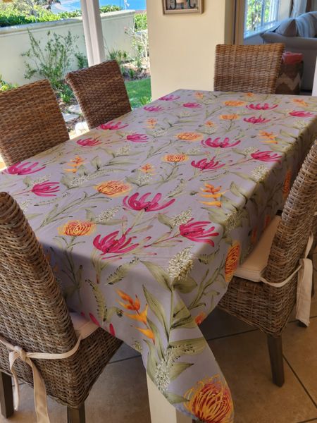 Table Cloth - Pincushion on grey