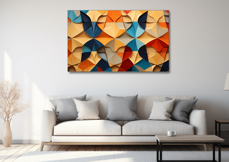 Canvas Wall Art -Islamic Geomatric Patterns - HD0003
