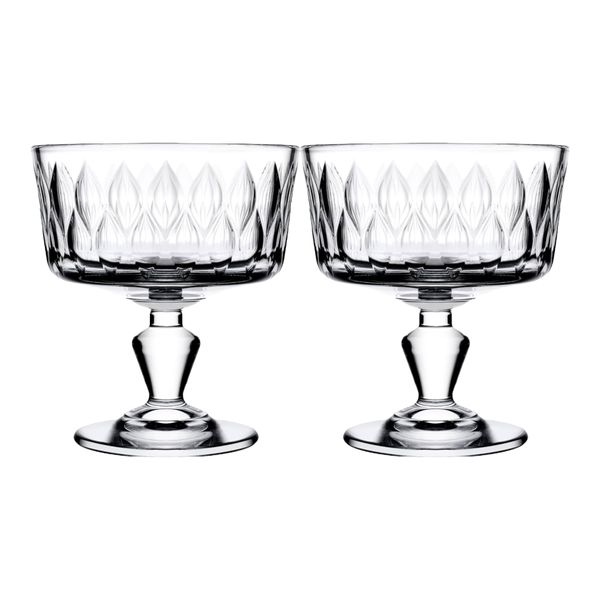 Bowl 2-piece Set 250ml Glass - Leafy
