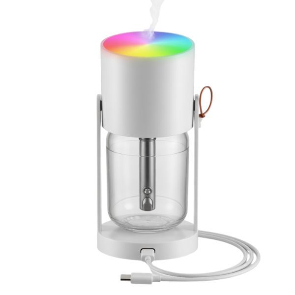 2-in-1 Starry Sky Night Light &amp; Humidifier with Colorful LED Lights