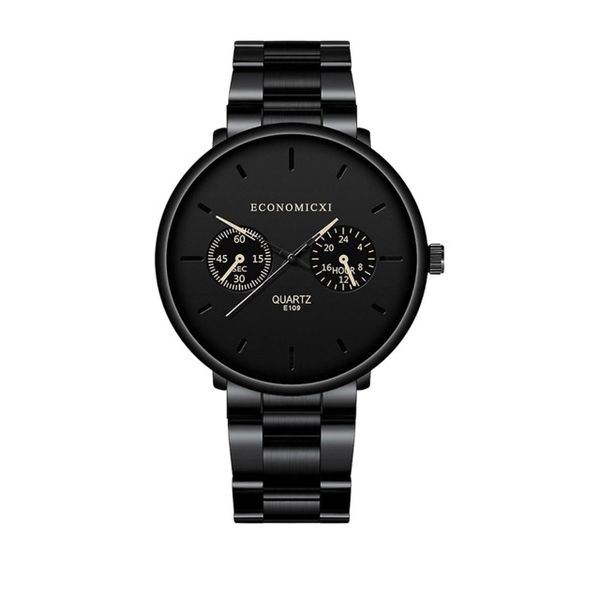 Luxury Quartz Men Watches, Pointer Fashion Stainless Steel Strap Clock