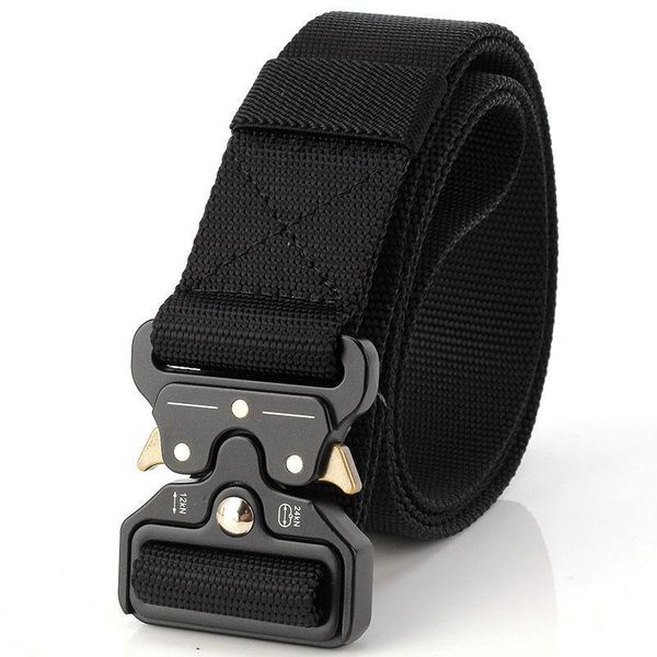 Men's Multifunctional Military Fan Canvas Outdoor Training Tactical Belt