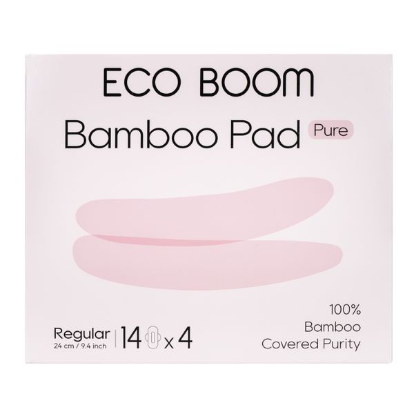 Eco Boom - Pure - Bamboo Sanitary Pads - Regular
