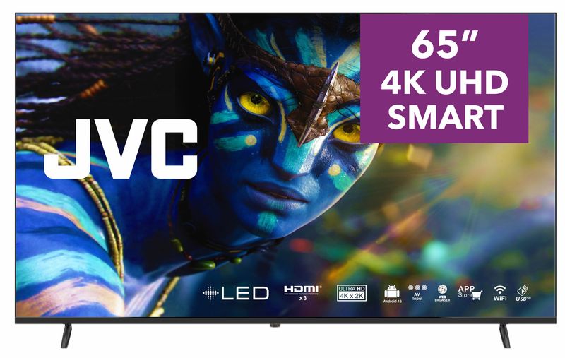 JVC 65" LT-65N675B UHD 4K Smart LED TV