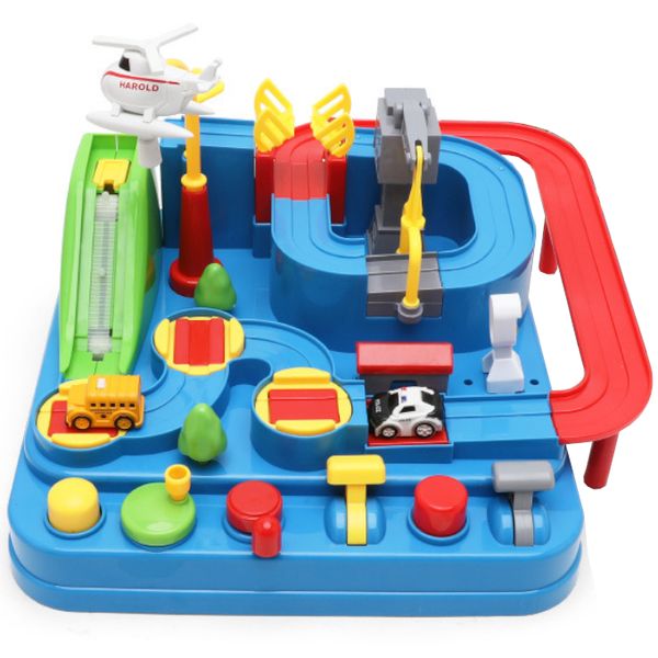 Olive Tree-Interactive Car Rail Set Educational Toy Kit Children Toddlers