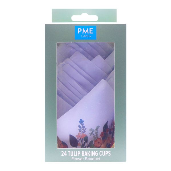PME Tulip Muffin Cupake Wrappers Flower Bouquet PK/24